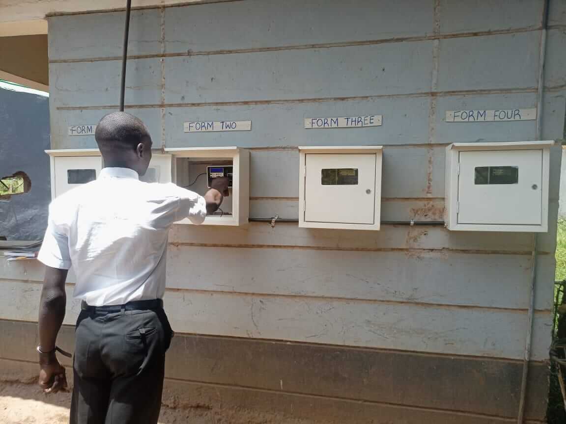 Installed Biometric System in School